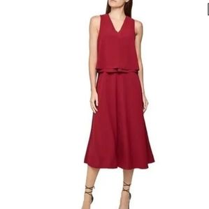 Reiss Viola Layered Sleeveless dress